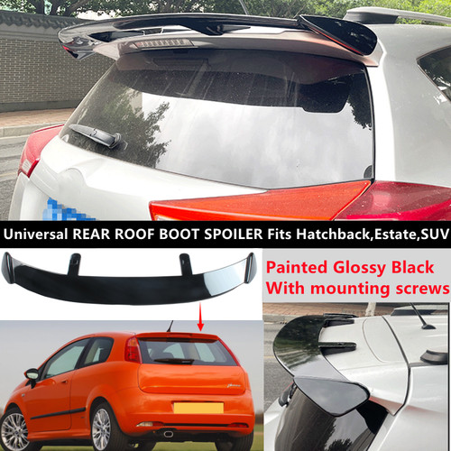 Universal black rear roof - black,