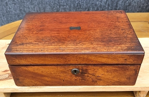 Antique wooden writing - wooden,