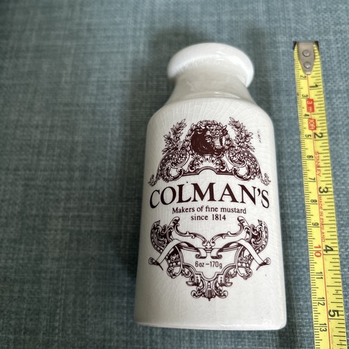 Antique colman mustard pot - antique,