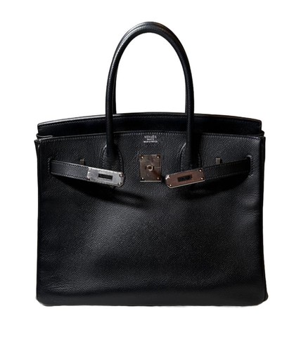 Vintage hermes birkin black - birkin, 30