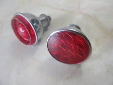 2 vintage bicycle tail lights