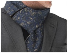 Mens Double Side Scarf Silk
