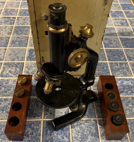 Antique microscope reichert - c.,