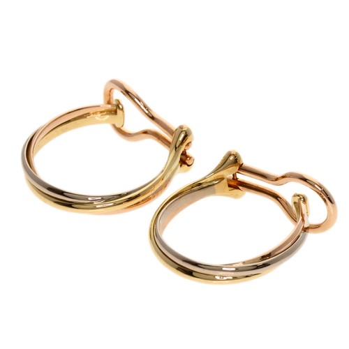 Cartier trinity hoop earring - cartier,
