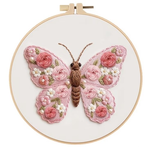 Embroidery kit the pink - kit, -the