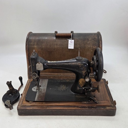 Antique singer hand crank - antique,