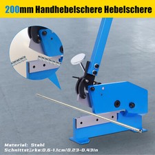 Manual Shearing Guillotine