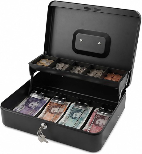 Heavy duty lockable cash - lockable, box