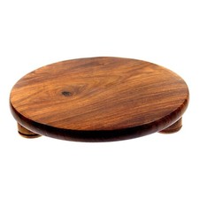 Sheesham Wood Chakla Board Traditional Roti/Chapati Rolling Board with Non-Slip