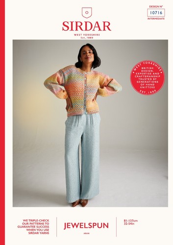 Sirdar jewelspun aran knitting - sirdar,