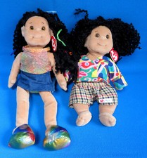 2 X BLACK AFRICAN DOLLS soft