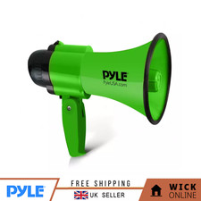 Handheld Megaphone Speaker Siren Bullhorn 30W Loudhailer PA Sound Pyle PMP32