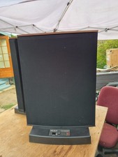 Quad 63 Speakers Spares Or Repairs Black With Brown Top