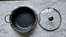 Cooks Essentials Non-Stick Double-Handled Casserole Saucepan With Lid Large
