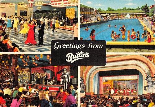 Br91316 greetings from butlin - greetings,
