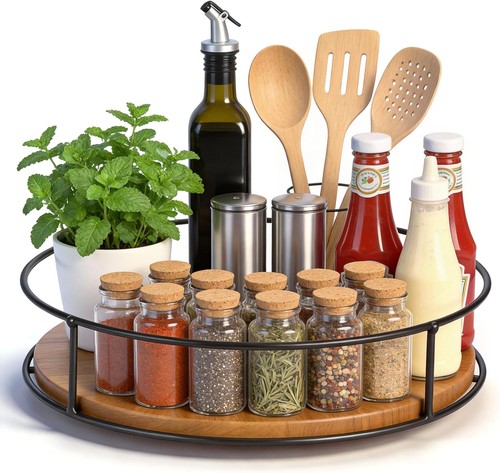 Zocipro wooden lazy susan - zocipro,