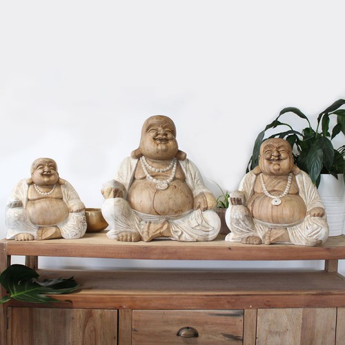 Large hand carved - large, wooden