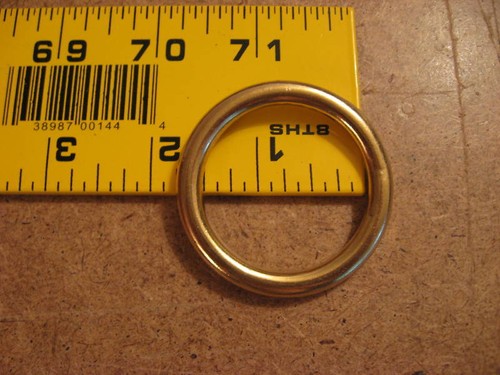 Solid brass o rings - 1,