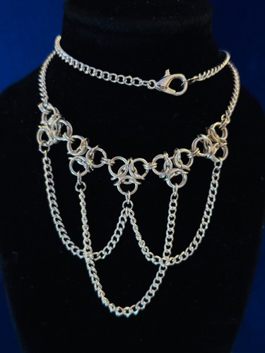 Handmade chainmail necklace
