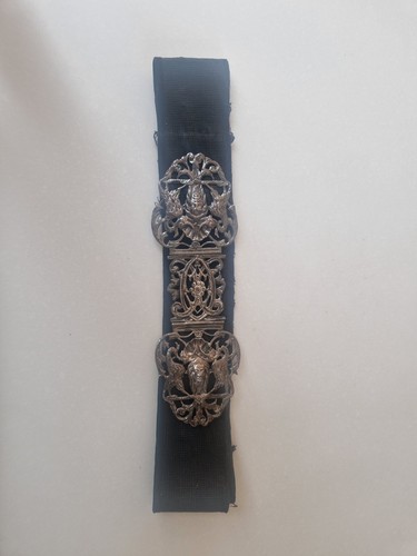 Silver colour nurses buckle - silver,