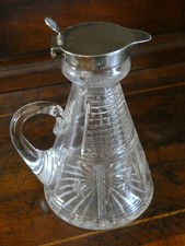 Hukin & Heath Silver Topped Whisky Noggin - 1934 with Jubillee Mark