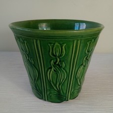 Antique Green Majolica Art