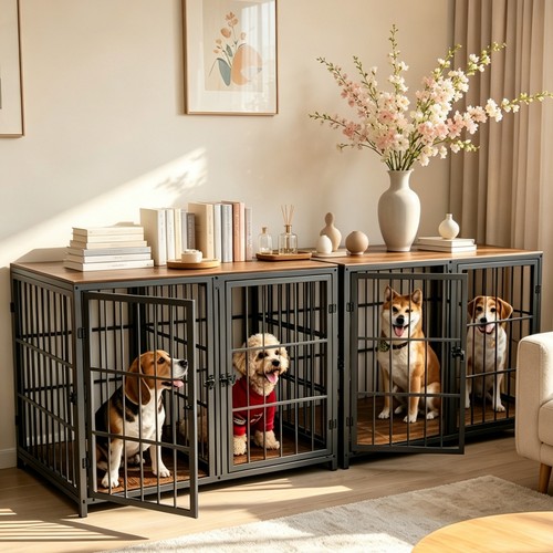 Heavy duty double dog - heavy, crate