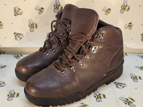 Merrell brown leather - brown, walking