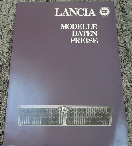 Brochure lancia program 1983 - lancia,