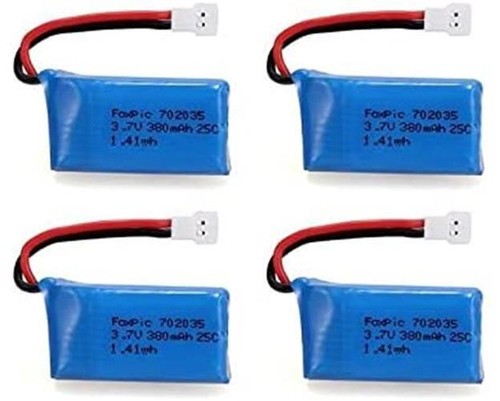 Pack 380mah lipo - 4-pack,