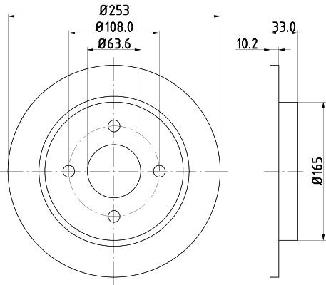 Mintex brake disc - mintex,