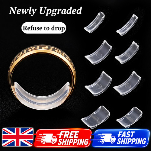 8pcs silicone ring size - 8pcs,