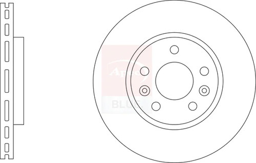 Brake discs pair vented - 2x,
