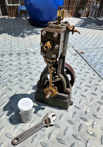 Live steam model vertical - steam,