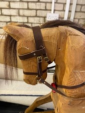 wooden rocking horse