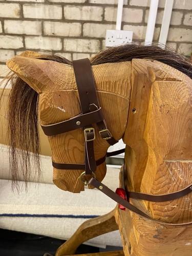Wooden rocking horse - wooden,