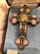 Vintage Micro Mosaic 3" Cross