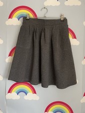 Girls M&S Grey School Skirt Age 10-11 Years