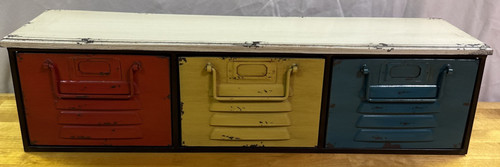 Distressed metal wood - metal, &