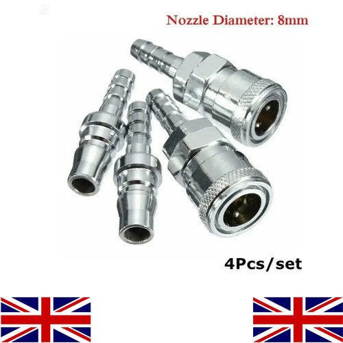 Quick release 8mm lpg gas - 4x,