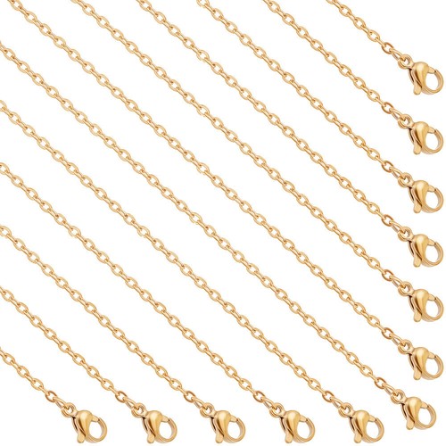 18k gold plated stainless - gold,