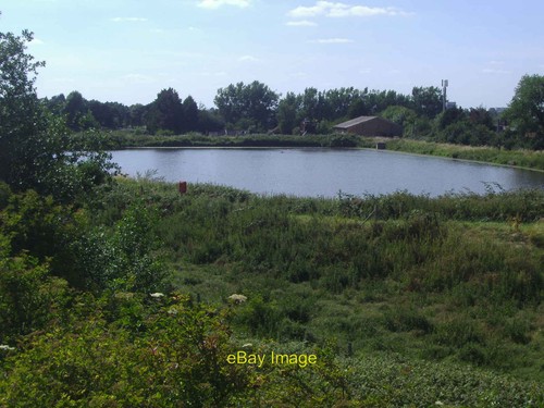 Photo 6x4 pond sewage - pond, at
