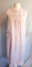 Vintage Pink Embroidered