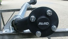 AL-KO 750KG TRAILER AXLE 4 STUD 100MM PCD 1200MM MBC - UNBRAKED - ALKO