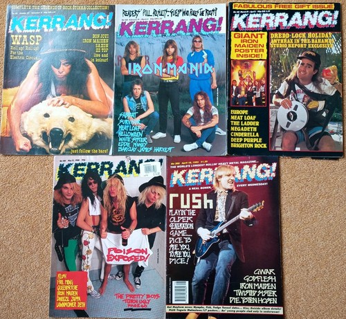 Kerrang magazine bundle of 5 - magazine,,