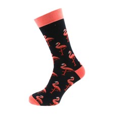 Pink Flamingo Design Navy and