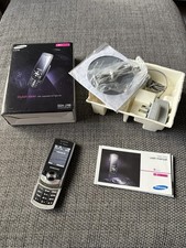 Samsung SGH J700 Slide Mobile Phone Unlocked Fully Working Boxed Retro Silver