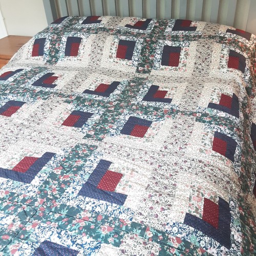 Vintage patchwork quilt - patchwork,