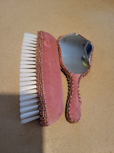 Velvet backed mini - velvet, mirror