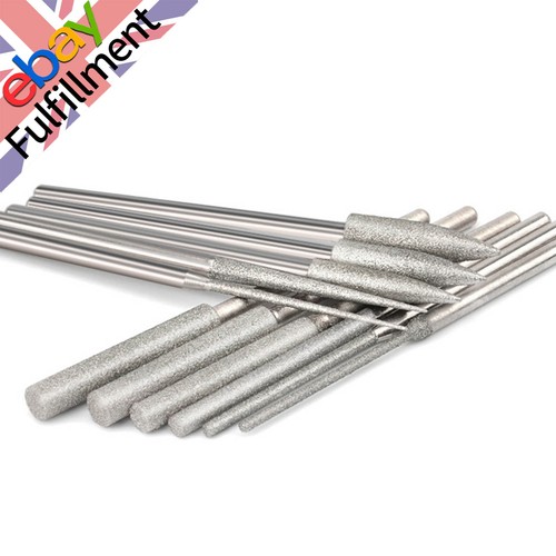 11pcs carbide steel - 1/8",